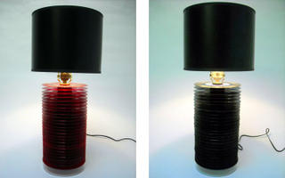 Illustration for article titled Recycled Vinyl Records Become Bases for Beautiful Lamps